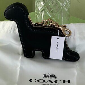 COACH DINO COIN PURSE BAG CHARM:NWT DINOSAUR CBR56